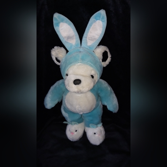 Grateful Dead Bean Bear Plush "Bluehale" Blue Rabbit 12/12/78 - Picture 5 of 11